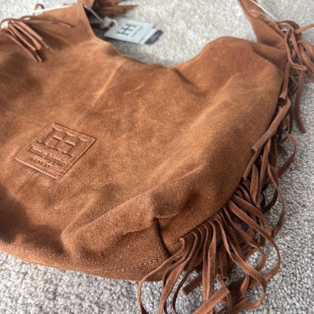 Haute Hippie Tan Suede Fringe Bag - Picture 2 of 5